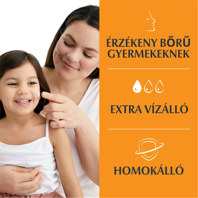 Eucerin Sun Kids Sensitive Protect Dry Touch gyermek napozó gél-krém SPF50+ 200ml