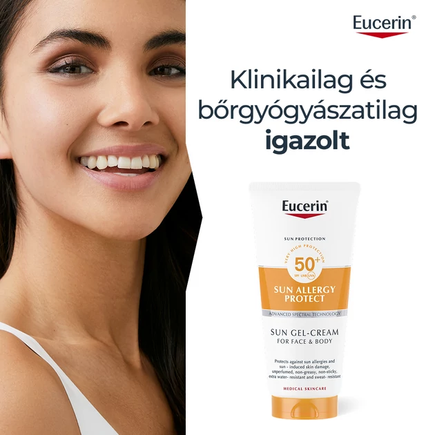 Eucerin Sun Allergy Protect Napallergia elleni krém-gél SPF50+ 200ml