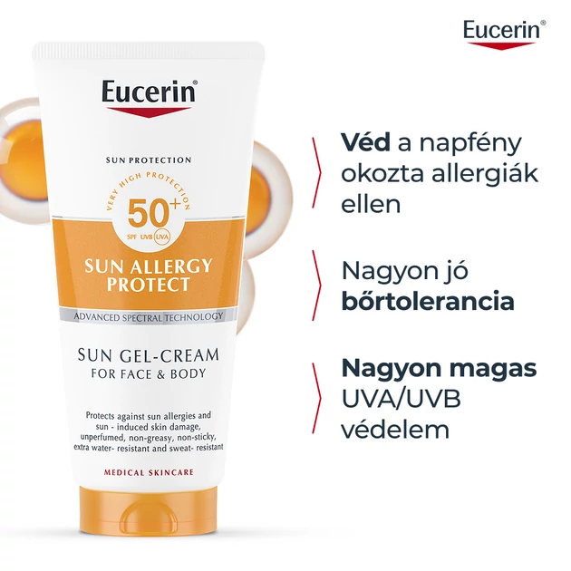 Eucerin Sun Allergy Protect Napallergia elleni krém-gél SPF50+ 200ml