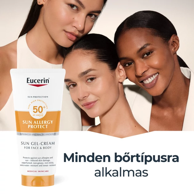 Eucerin Sun Allergy Protect Napallergia elleni krém-gél SPF50+ 200ml
