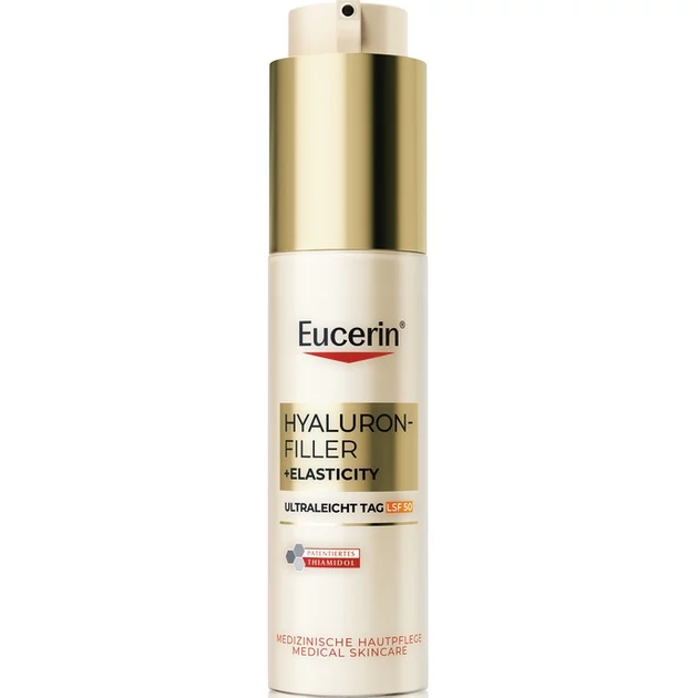 Eucerin Hyaluron-Filler + Elasticity ultrakönnyű nappali fluid SPF 50+ 50ml