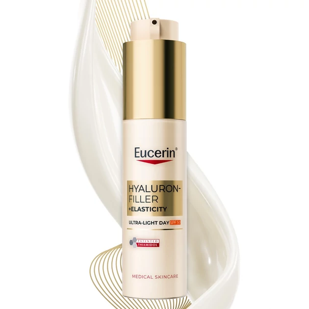 Eucerin Hyaluron-Filler + Elasticity ultrakönnyű nappali fluid SPF 50+ 50ml
