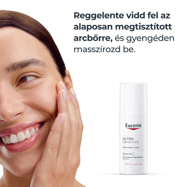 Eucerin UltraSensitive arcápoló száraz bőrre 50ml