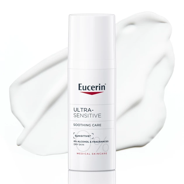 Eucerin UltraSensitive arcápoló száraz bőrre 50ml