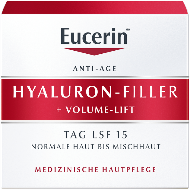 Eucerin Hyaluron-Filler + Volume-Lift Bőrfeszesítő nappali arckrém normál, vegyes bőrre 50ml