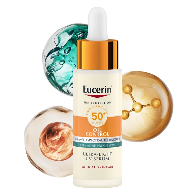 Eucerin Sun Oil Control Nappali UV Szérum arcra SPF50+ 30ml