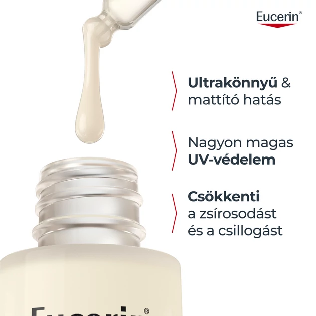 Eucerin Sun Oil Control Nappali UV Szérum arcra SPF50+ 30ml