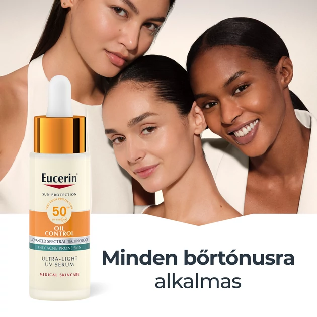 Eucerin Sun Oil Control Nappali UV Szérum arcra SPF50+ 30ml