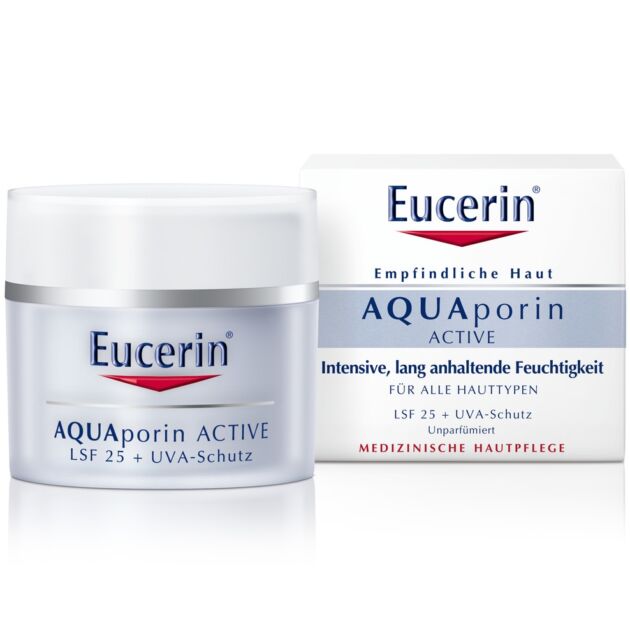 Eucerin AQUAporin ACTIVE Hidratáló arckrém UV-szűrővel SPF25 50ml