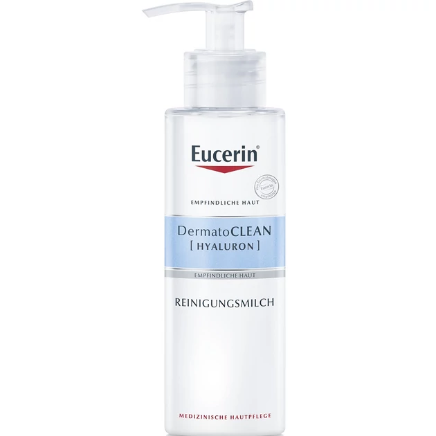 Eucerin DermatoCLEAN [HYALURON] Kímélő arctisztító tej száraz, érzékeny bőrre 200ml