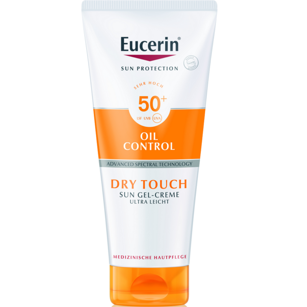 Eucerin Sun Oil Control Dry Touch Napozó krém testre SPF50+ 200ml