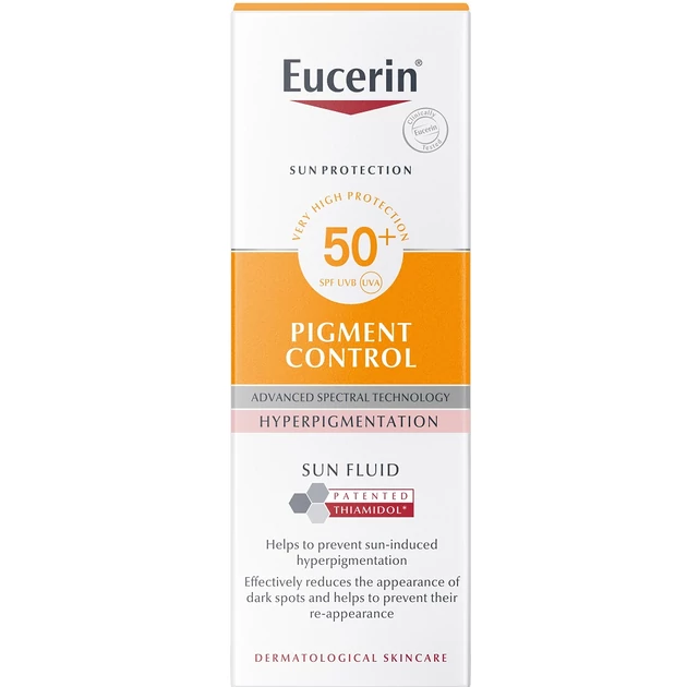 Eucerin Sun Pigment Control napozókrém arcra SPF50+ 50ml