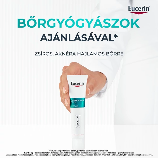 Eucerin DermoPure Clinical Mat Fluid - Mattító Fluid 50ml