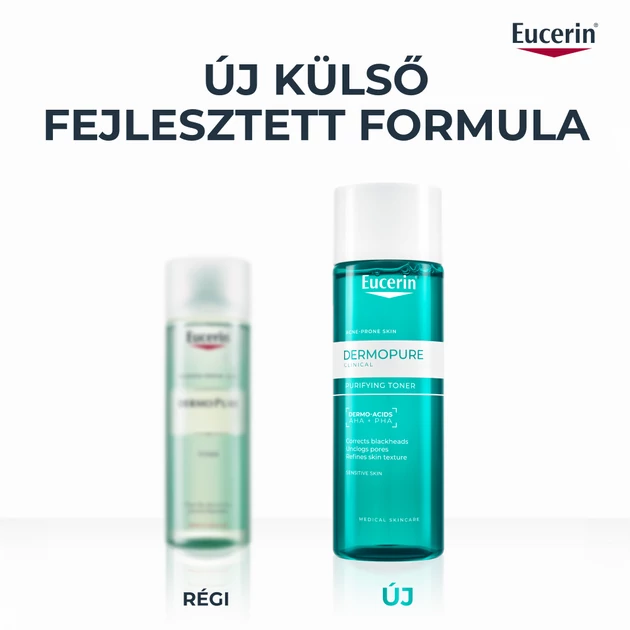 Eucerin DermoPure Clinical Purifying Toner - Mélytisztító tonik 200ml