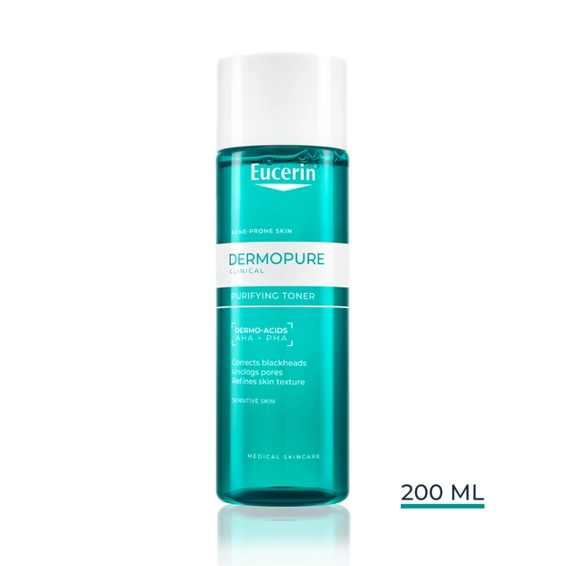 Eucerin DermoPure Clinical Purifying Toner - Mélytisztító tonik 200ml