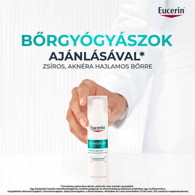 Eucerin DermoPure Clinical Triple Action - Korrektív Fluid 40ml