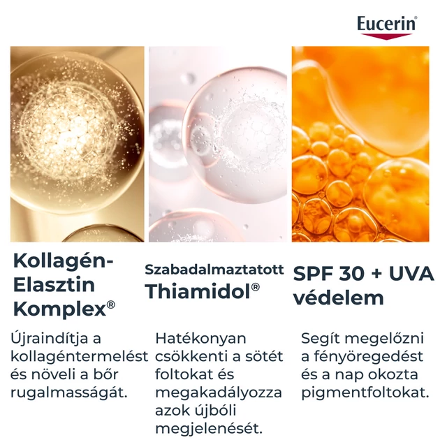 Eucerin Hyaluron-Filler + Elasticity Bőrtömörséget regeneráló éjszakai krém öko utántöltő  50ml
