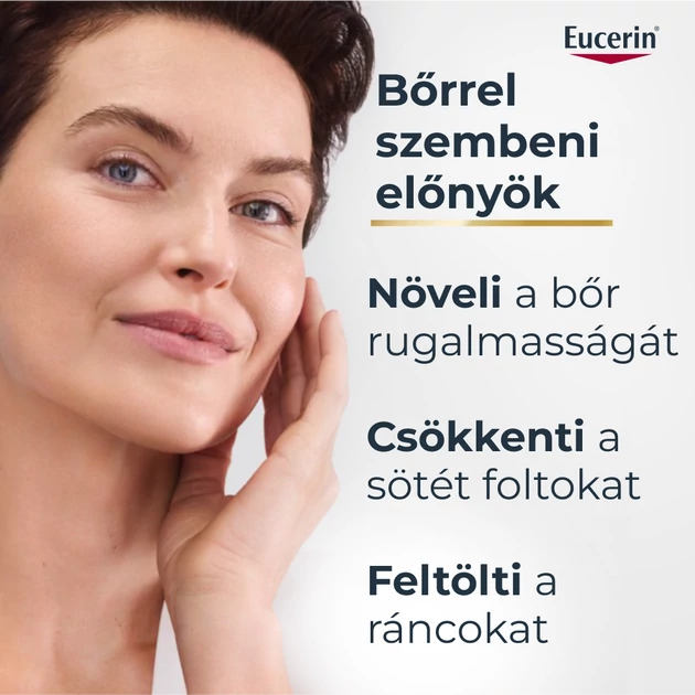 Eucerin Hyaluron-Filler + Elasticity Bőrtömörséget regeneráló nappali arckrém SPF30 öko utántöltő 50ml