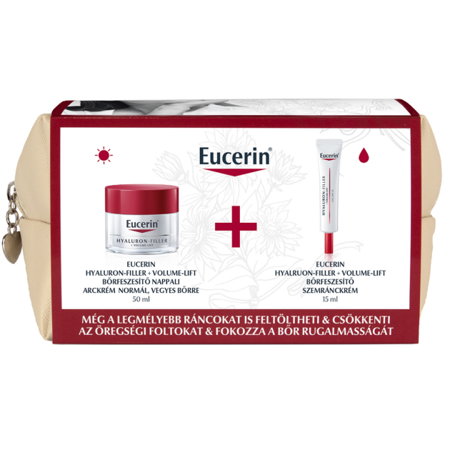 Eucerin Hyaluron-Filler + Volume-Lift Bőrápoló csomag normál bőrre