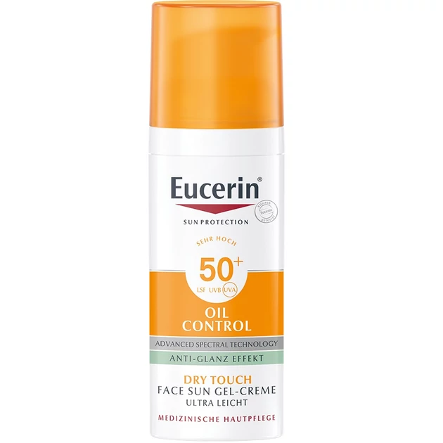 Eucerin Sun Oil Control napozó krém-gél arcra SPF50+ 50ml 