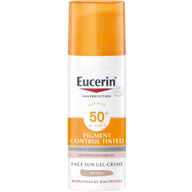 Eucerin Sun Pigment Control színezett napozókrém arcra medium SPF50+ 50ml