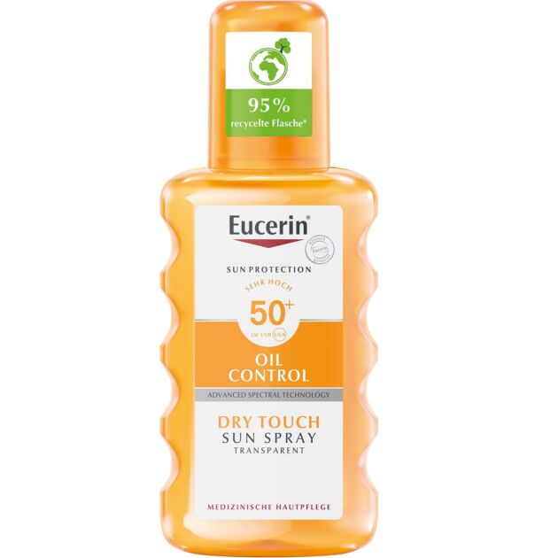 Eucerin Sun Sensitive Protect Színtelen napozó spray SPF50 200ml