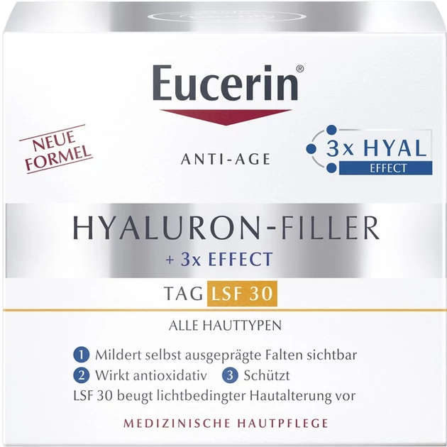 Eucerin Hyaluron-Filler Ráncfeltöltő nappali arckrém SPF30 50ml