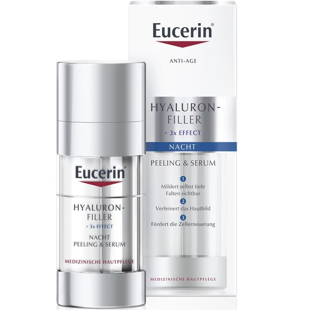 Eucerin Hyaluron-Filler Éjszakai Peeling és Szérum 2x15ml