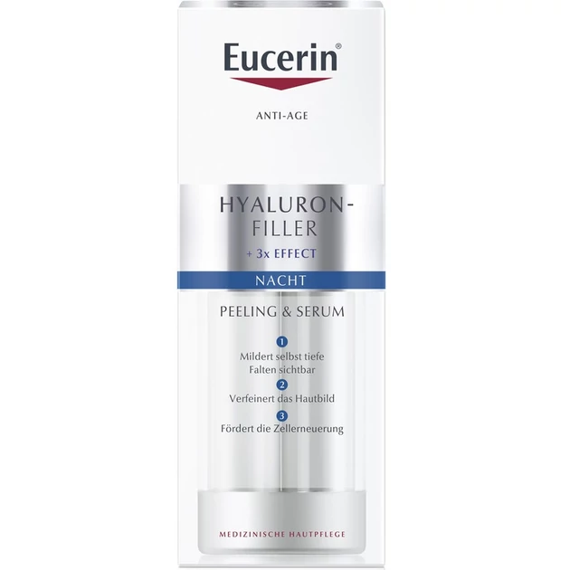 Eucerin Hyaluron-Filler Éjszakai Peeling és Szérum 2x15ml