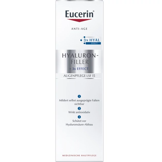 Eucerin Hyaluron-Filler Ráncfeltöltő szemránckrém 15ml