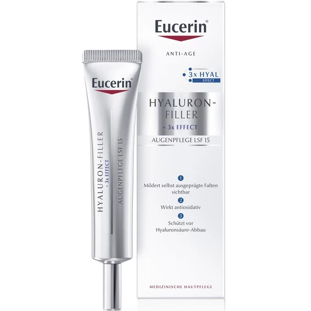 Eucerin Hyaluron-Filler Ráncfeltöltő szemránckrém 15ml