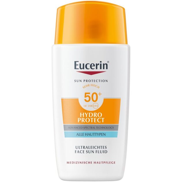 Eucerin Sun Hydro-Protect ultra könnyű napozó fluid arcra SPF50+ 50ml