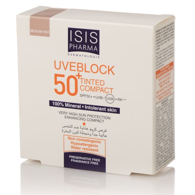 Isis Pharma Uveblock SPF50+ Kompakt púder világos árnyalat 10g