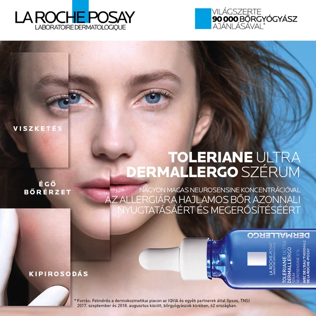 La Roche-Posay Toleriane Ultra Dermallergo arcápoló szérum 20ml
