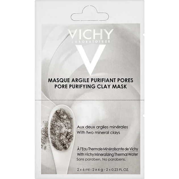 Vichy pórustisztító maszk 2 x 6 ml