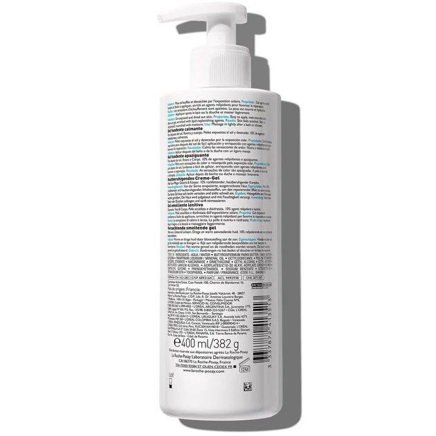 La Roche-Posay Posthelios nyugtató hatású napozás utáni ápoló krém 400ml