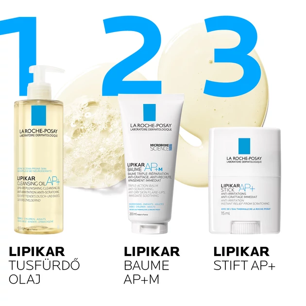 La Roche-Posay Lipikar Tusfürdő Lipidpótló Olaj AP+ 750ml
