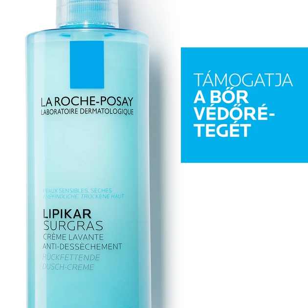 La Roche-Posay Lipikar Surgras koncentrált tusoló krém bőrszárazság ellen 400 ml