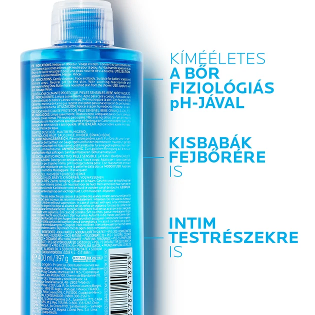 La Roche-Posay Lipikar tusfürdő gél