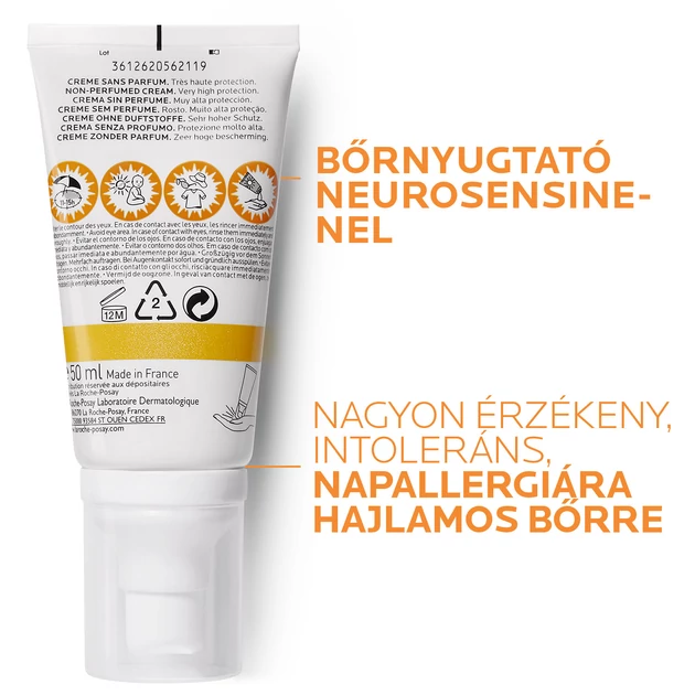 La Roche-Posay Anthelios napallergia elleni krém SPF50+ 50ml