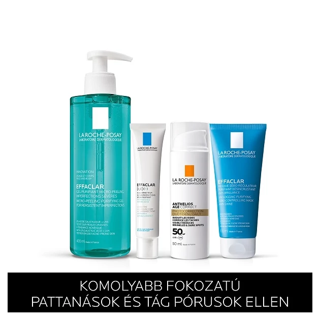 La Roche-Posay Effaclar Program Komolyabb fokozatú pattanások és tág pórusok ellen