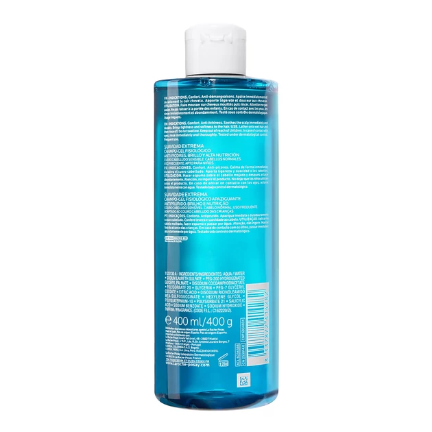 La Roche-Posay Kerium Extra kímélő fiziológiás sampon érzékeny fejbőrre 400ml