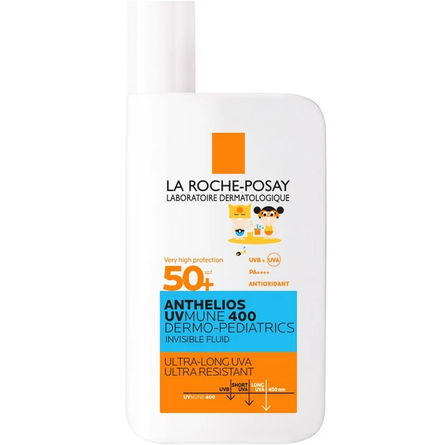 La Roche-Posay Anthelios Dermo-Pediatrics UVMune 400 Napvédő fluid SPF50+ gyereknek 50mlSPF50+ 250ml