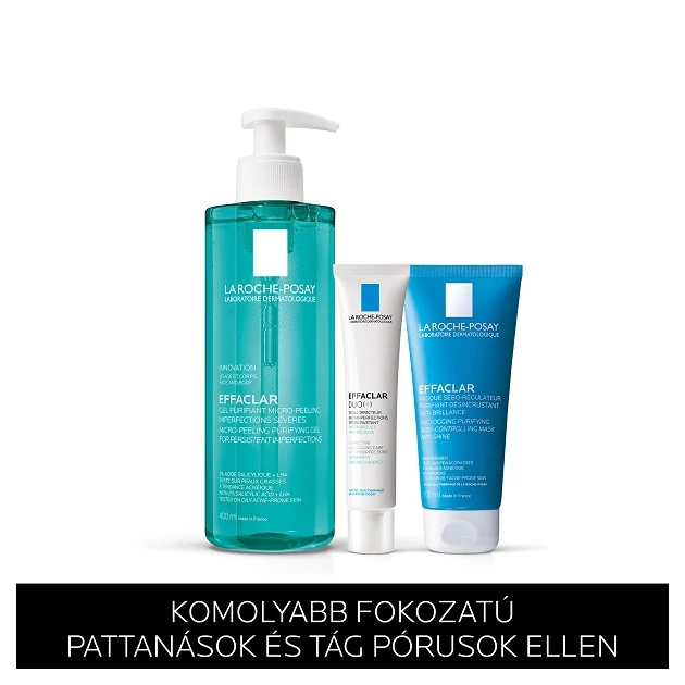 La Roche-Posay Effaclar Program Komolyabb fokozatú pattanások és tág pórusok ellen