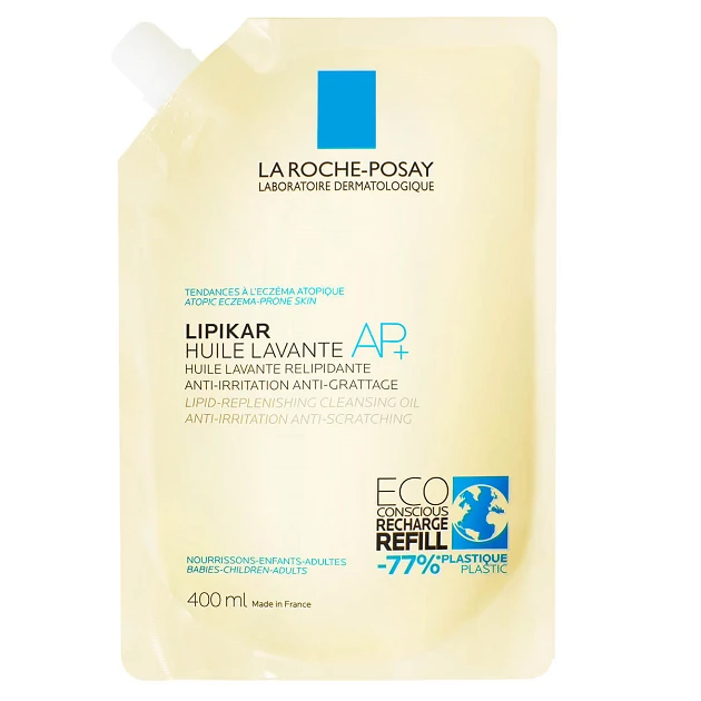 La Roche-Posay Lipikar Tusfürdő Olaj AP+ újratöltő 400ml