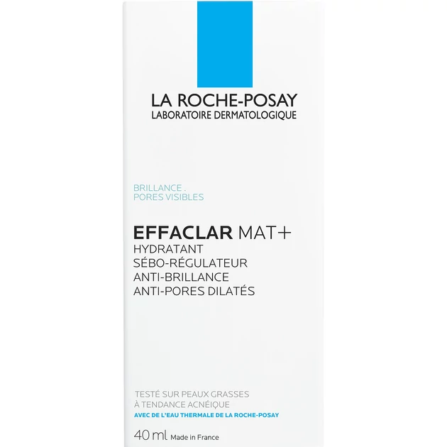La Roche-Posay Effaclar Mat+ pórusösszehúzó hidratáló krém mattító hatással 40ml