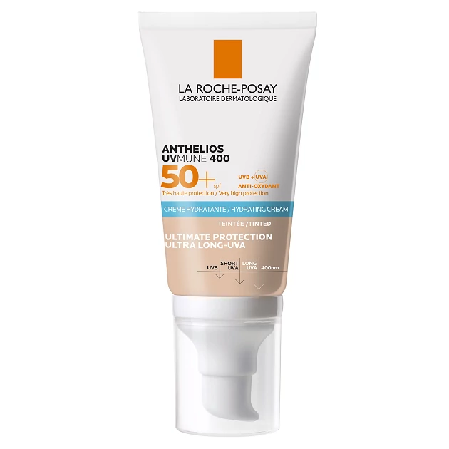 La Roche-Posay Anthelios UVMUNE 400 Napvédő krém Színezett SPF50+ 50ml