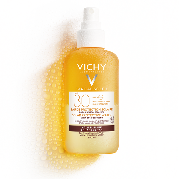 Vichy Capital Soleil ultra könnyű napvédő spray bétakarotinnal SPF30 200ml