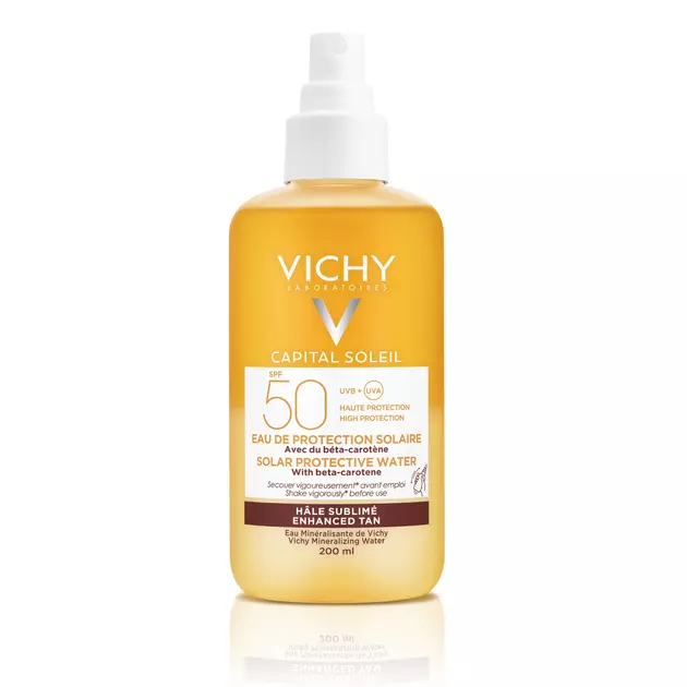 Vichy Capital Soleil ultra könnyű napvédő spray bétakarotinnal SPF50 200ml
