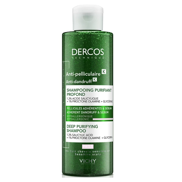 VICHY Dercos K korpásodás elleni sampon hámlasztó hatással 200ml